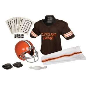  Cleveland Browns Youth NFL Deluxe Helmet and Uniform Set 