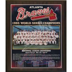  1995 Atlanta Braves World Series Champions Team 13x16 