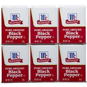 McCormick Pure Ground Black Pepper   12 Pack  Grocery 