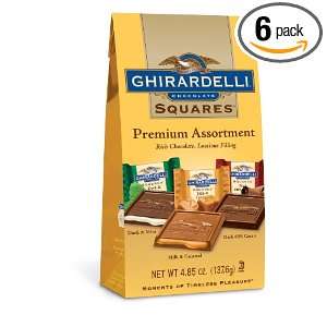 Ghirardelli Chocolate Squares, Premium Assortment, 4.85 Ounce Packages 