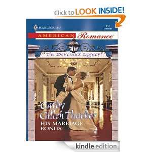 His Marriage Bonus Cathy Gillen Thacker  Kindle Store