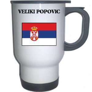  Serbia   VELIKI POPOVIC White Stainless Steel Mug 