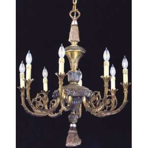 LAMPS BEAUTIFUL Casual Country Eight Light Chandelier by Savoy House 