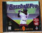 Baseball Pro All American Sports Series NEW 1996 PC Gam