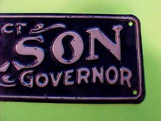Minnesota Govenor Floyd B Olson Car License Plate 1930sRARE 