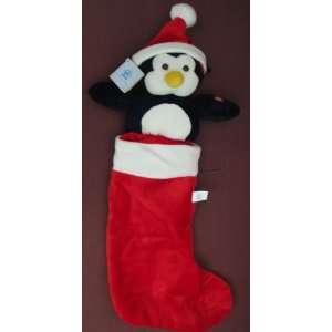   Plush Musical Penguin Christmas Stocking by Applause