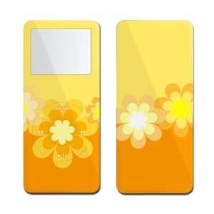  Retro Orange Flowers   Apple iPod nano 1G (1st Generation) 1GB 