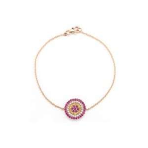   Designs Carly Michelle Bracelet   Fancy Sapphire/Rose Gold Jewelry