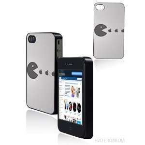  Apple Logo Pac Man   Iphone 4 Iphone 4s Hard Shell Case 