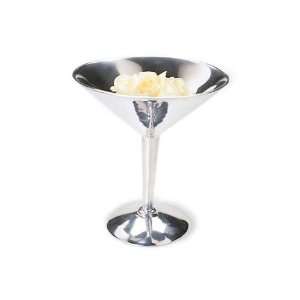  Lunares Giant Silver Martini Glass