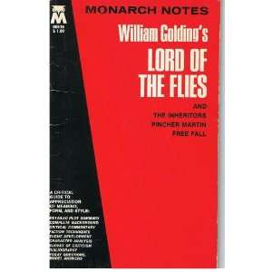  William Goldings Lord of the Flies (Monarch Notes) Books