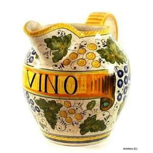  RUSTICA Vino [Wine] vasella/Jug (Medium) [#JUG8 RUS 