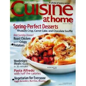  Cuisine at Home Issue No. 74 April 2009 