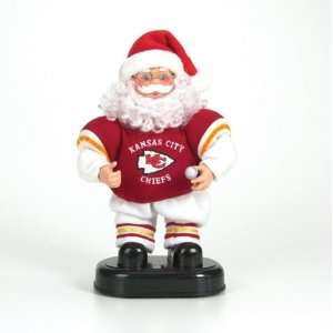   Kansas City Chiefs New Animated Dancing Santa Claus