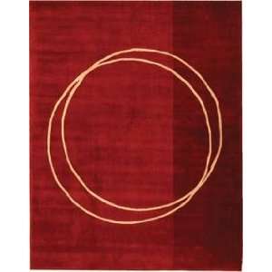   Rodeo Drive   RD624A Area Rug   8 Square   Burgundy