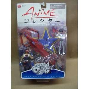    Outlaw Star Figure Set  Gene Starwind and Melfina Toys & Games
