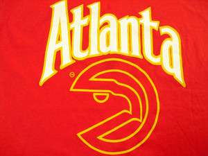 NEVER WORN 80s vtg ATLANTA HAWKS old logo T SHIRT NBA basketball 