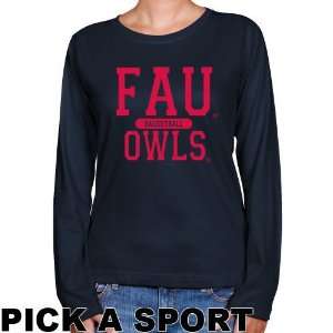 Florida Atlantic University Owls Ladies Custom Sport Long Sleeve 