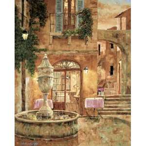  Evening at the Fountain by Gilles Archambault 15.75X15.75 