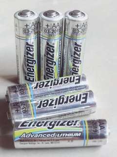 EX2019 Energizer advanced Lithium AA Batteries 10 pcs  