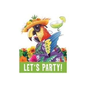  Parrot Party Invitations Case Pack 5   717433 Patio, Lawn 