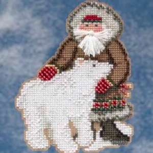  Nunavut Santa   Arctic Circle Santas   Cross Stitch Kit 