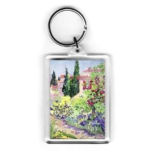  Garden at Vaison by Julia Gibson   Acrylic Keyring 