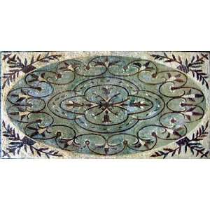  30x60 Geometric Marble Mosaic Art Tile Home Decor