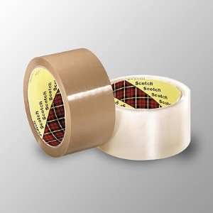  2 x 1500 Yards 3M #371 Scotch Brand Hot Melt Clear Carton 