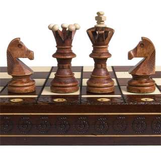 Ambassador European Wooden International Chess Set  