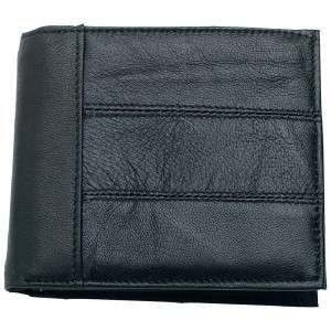 Embassy Mens Genuine Leather Bi Fold 4 Wallet Gift  