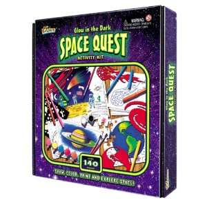  Glow In The Dark Space Quest Activity Kit Toys & Games