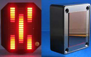 Knight Rider MINI Vbox Display   RED KARR 60 LED   wENC  