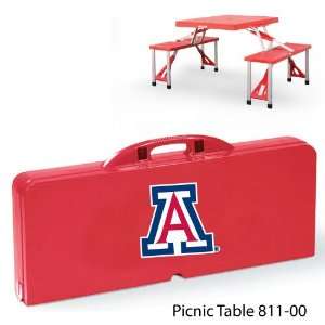  University of Arizona Printed Picnic Table Red