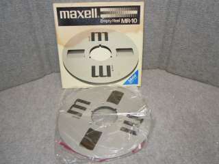 MAXELL MR 10 METAL REEL TO REEL TAPE STEREO PLAYER RARE VINTAGE NO 