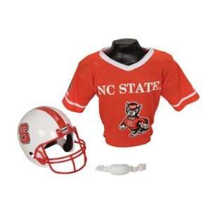  NC State Wolfpack NCSU NCAA Football Helmet & Jersey Top 