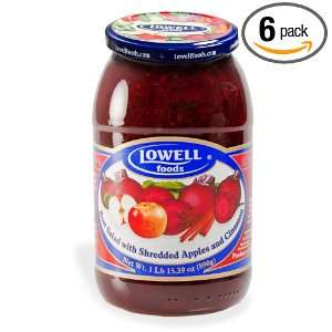 Lowell Foods Beet Salad with Shredded Apples and Cinnamon, 31.39 Ounce 