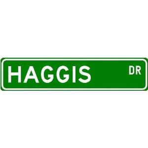  HAGGIS Street Sign ~ Personalized Family Lastname Sign 