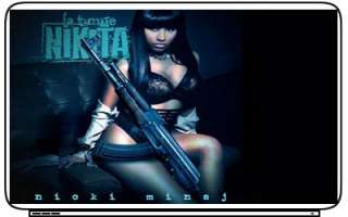 Rap Idol Nicki Minaj Pop Actress Singer Laptop Netbook Skin Cover 