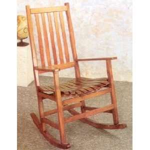  Oak Finish Porch Rocking Chair
