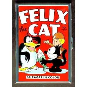  FELIX THE CAT 1940s COMIC BOOK ID Holder, Cigarette Case 