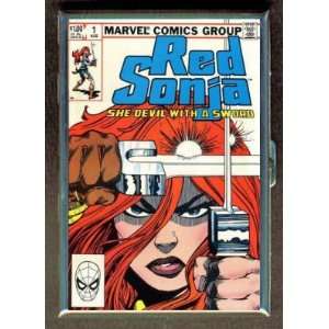 RED SONJA 1983 COMIC BOOK #1 ID Holder, Cigarette Case or Wallet Made 