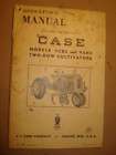 CASE TWO ROW CULTIVATOR CVB VAH OPERATOR MANUAL