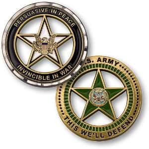  Army Star Challenge Coin 