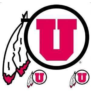  Trademarx RL UTAH Utah Utes Licensed 2 ft. Wall Decal 