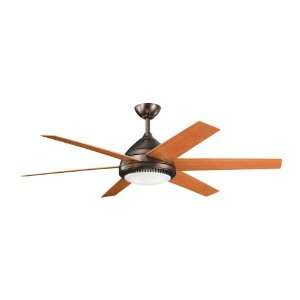 Kichler 300021OBB, Ceres Oil Brushed Bronze 56 Ceiling Fan with Light 