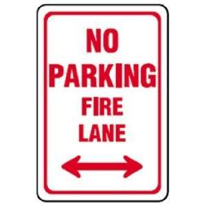  No Parking, Fire Lane HDPE Sign
