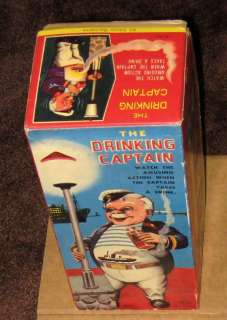   DRINKING CAPTAIN in BOX Battery Operated S&E Toys AMICO Japan  