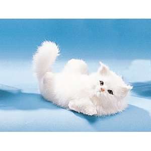  Cat Lying Down Playing Collectible Figurine Kitten Statue 