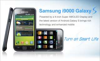 NEW Samsung I9000 Galaxy S GPS WIFI 4.0 TouchWiz 3.0 UI SMARTPHONE 